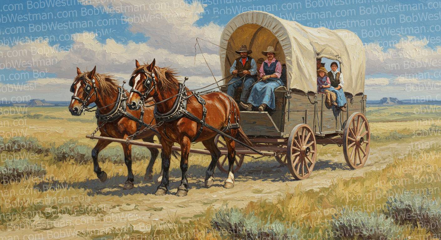 Bob Westman Art - Oregon Trail